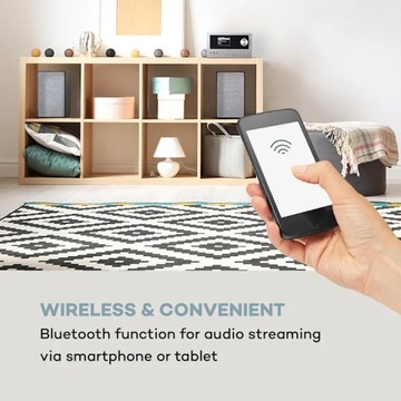 Стереосистема AUNA Connect System, 40 Вт Интернет DAB+ FM CD SMART