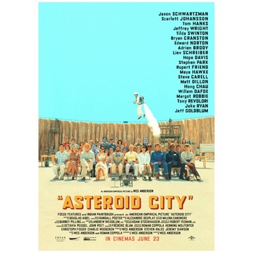 Plakat Asteroid City Wes Anderson