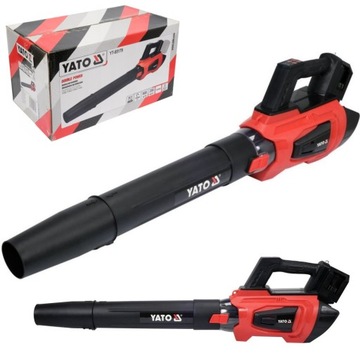 ПЫЛЕСОС С ВОЗДУХОМ ДЛЯ ЛИСТ YATO 36 В АККУМУЛЯТОРНЫЙ 2x18 В БЕСЩЕТОЧНЫЙ YT-85179