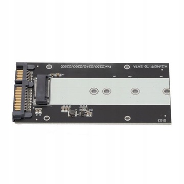 КОРПУС ПЕРЕХОДНИКА SSD M2 NGFF НА SATA3.0 2,5 ДЮЙМА, СЕРЕБРЯНЫЙ