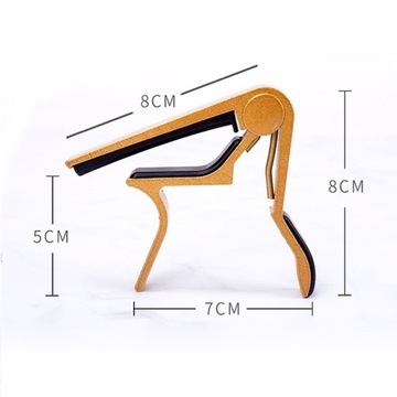 Гитарный каподастр МЕТАЛЛИЧЕСКИЕ струны Черный | БЕСПЛАТНО