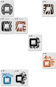 ВЕЛУР-наклейки на выключатели, КОНТАКТЫ, ВЕЛУР-розетка на стену