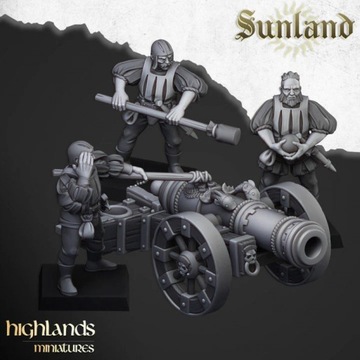 Sunland Great Cannon - Highlands Miniatures Cannon