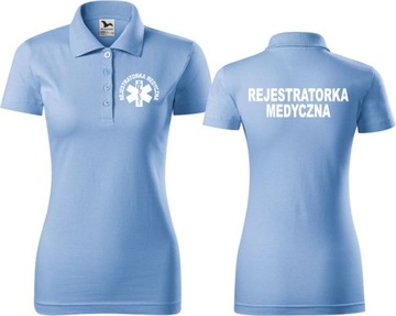 Medyczna Koszulka Polo Rejestratorka Medyczna