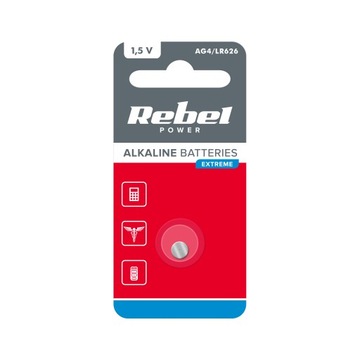 Bateria REBEL EXTREME AG4 1szt/blist. LR626