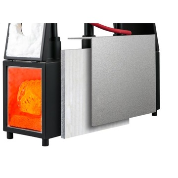 Газовая ковочная печь VEVOR 15L, 2 дверцы, 3 горелки