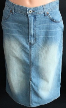 DŁUGA JEANSOWA SPÓDNICA ROZ 38