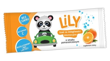 LILY lizak na dolegliwości lokomocyjne pomarańc 8g