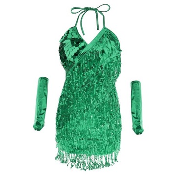 Женское латиноамериканское платье для тренировок.