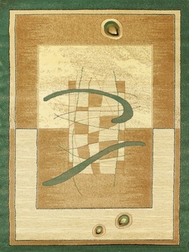 OKAZJA - DYWAN HEAT-SET 280x370 -ZIELONY WYPRZEDAŻ