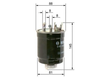 BOSCH 0 450 906 409 FILTR PALIVA