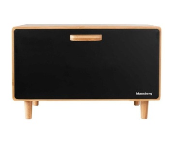 KLAUSBERG Хлебница бамбуковая 36x26x23 см черный