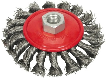 ЩЕТКА ДИСКОВАЯ VOREL 100 ММ НАПРЯЖЕННАЯ ПРОВОЛОКА 06977