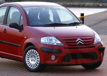 CITROEN C3 - CHROM LIŠTA NA MASKA CHRÓM MŘÍŽKY NÁRAZNÍKU TUNING