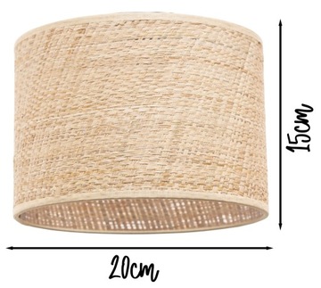 ПОДВЕСНОЙ ПОТОЛОЧНЫЙ СВЕТИЛЬНИК люстра абажур СОВРЕМЕННЫЙ BOHO RATTAN LOFT LED