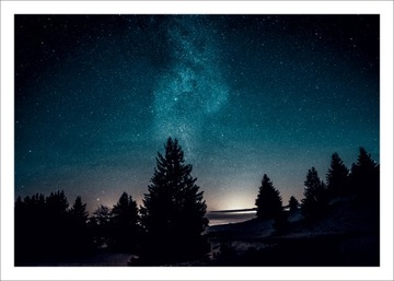 Плакат для домашнего декора Городской пейзаж 70x50 K05