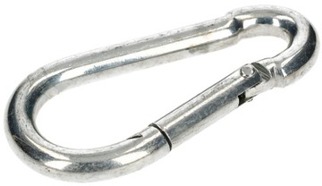 KARABIŃCZYK STRAŻACKI ZACZEP KARABINEK HAK LIN 80 OCYNKOWANY