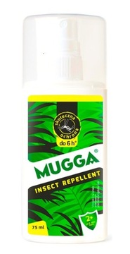 MUGGA SPRAY DEET 75ml. PRZECIW KOMAROM, KLESZOM