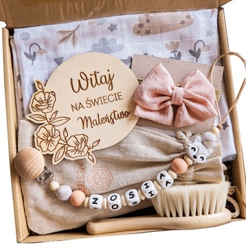 zawieszka do smoczka personalizowana klips imię