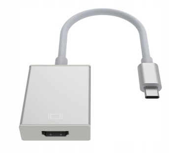 Przejściówka Adapter Kabel USB-C Do HDMI 4K 15cm Do Smartfona Laptopa