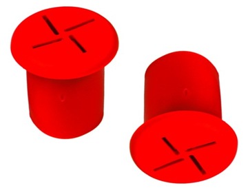 OSŁONKI BHP OSŁONY NA PRĘTY KORKI 8-32 mm 50szt