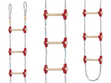 СЕРТИФИЦИРОВАННАЯ веревочная лестница на крышу, 2 м.