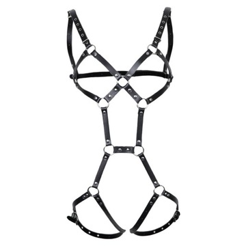 Body Chest PU Leather Regulowane Hollow Out