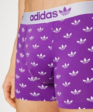 BOKSERKI MAJTKI MĘSKIE BAWEŁNIANE ADIDAS ZESTAW KOMPLET 3-PAK 3 SZT L