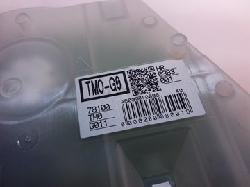 HONDA CITY V PŘÍSTROJOVÁ DESKA BUDÍKY 78100TM0G011