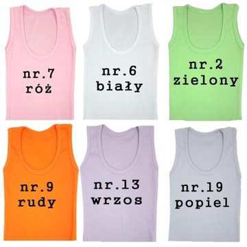 Майка из хлопка POLISH на бретелях, 86 см.