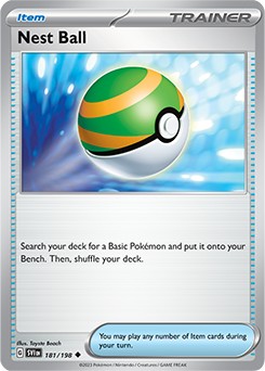 Nest Ball - Scarlet & Violet 181/198, Oryginał karta Pokemon TCG