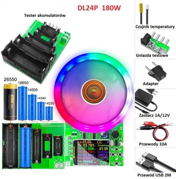 Sztuczne obciążenie 180W 0-200V 25A zdalne sterowa