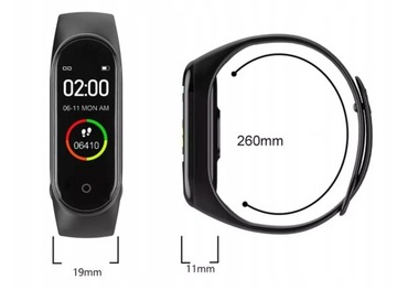 SMARTBAND Zegarek SMARTWATCH Krokomierz Pulsometr do SAMSUNG IPHONE HUAWEI