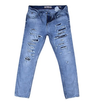 GUESS Spodnie Męskie Jeansy Premium Straight / 34