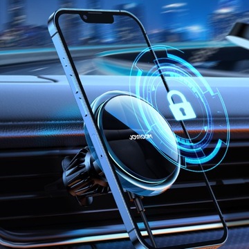 ИНДУКЦИОННОЕ ЗАРЯДНОЕ УСТРОЙСТВО JOYROOM, МАГНИТНЫЙ АВТОМОБИЛЬНЫЙ ДЕРЖАТЕЛЬ ДЛЯ РЕШЕТКИ