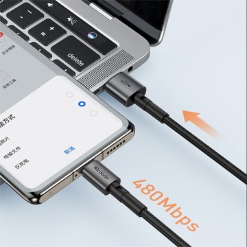 КАБЕЛЬ MCDODO USB-C ДЛЯ БЫСТРОЙ ЗАРЯДКИ ДЛЯ SAMSUNG XIAOMI USB TYPE C 6A 100W 2M