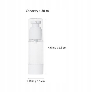 Дозатор крема в дорожном флаконе, 6 шт.