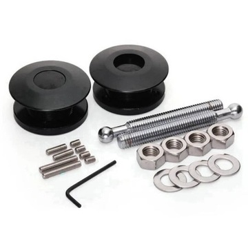Zapinki Push Clip 63mm maski sprężynowe czarne IRP