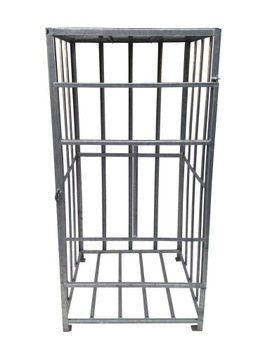 * KONTENER STOJAK KOSZ KLATKA POJEMNIK BUTLE K-4 NA 4 X BUTLA GAZOWA 33KG