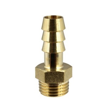 Końcówka mosiężna do węża 1/4 cal GZ x 8mm