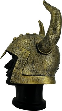 ШЛЕМ ОБЕЛИКС ГАЛЛА, РИМСКИЙ, ЗОЛОТОЙ ШЛЕМ С РОГАМИ