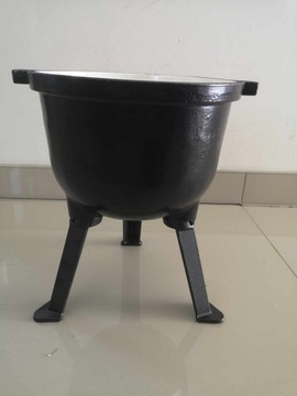 Эмалированный чугунный казан с эмалевой крошкой, 4л.