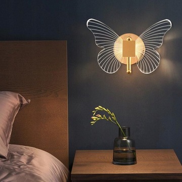 Светодиодный настенный светильник Gold Butterfly Настенное освещение