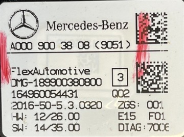 LAMPA OSVĚTLENÍ MERCEDES W246 A0009003808 ORIG.