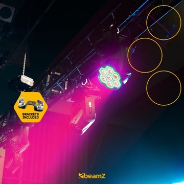 Ruchoma głowa LED SMD RGBW DMX IP20 Beamz
