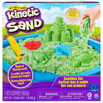 KINETIC SAND PIASEK KINETYCZNY ZESTAW ZAMEK 454g