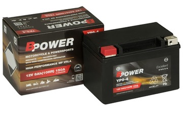 Akumulator Bpower VRLA YP9-4 8Ah 150A AGM