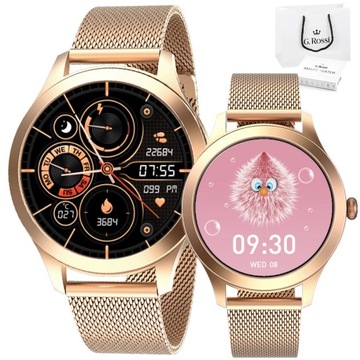 ZEGAREK G. ROSSI SMARTWATCH DOTYK SMS KROKI PULS