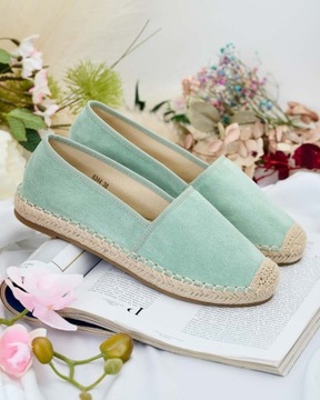 ZIELONE ESPADRYLE DAMSKIE DIMALLE 40