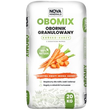 Obornik OBOMIX Granulowany Końsko - Kurzy 25 kg